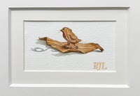 Image 1 of Jonathan Toomey's carving of a robin