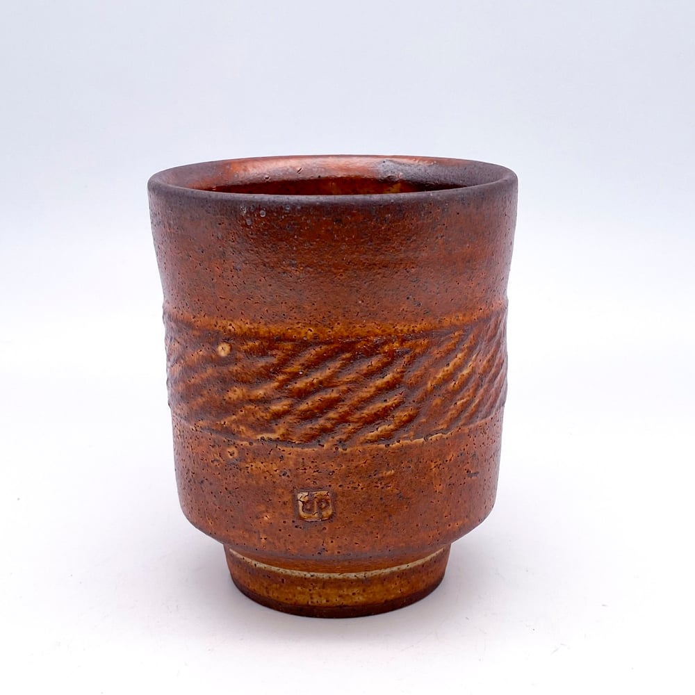 Image of Cup (rope+rust)