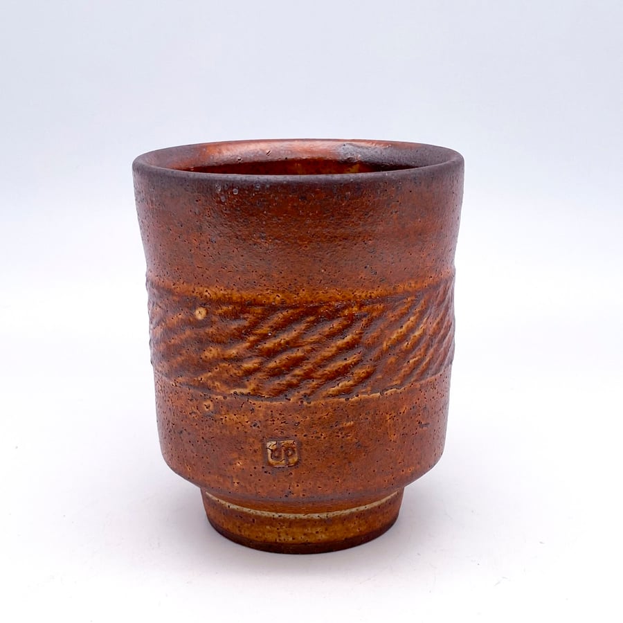 Image of Cup (rope+rust)
