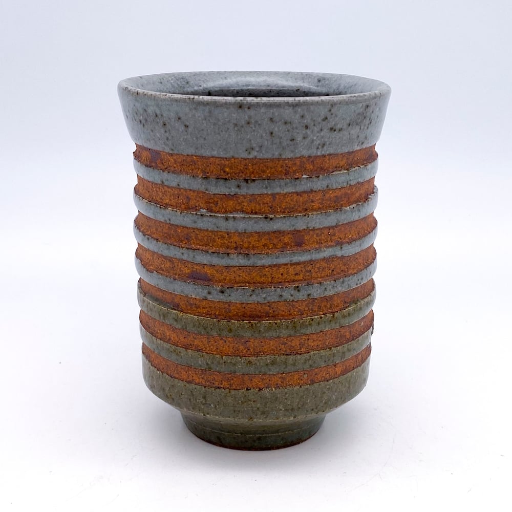 Image of Cup (celadon+stripe)