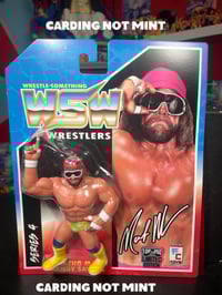 Image 1 of CARD DAMAGE: 1 of 250 MACHO MAN RANDY SAVAGE WRESTLE-SOMETHING WRESTLERS SERIES 4 FIGURE