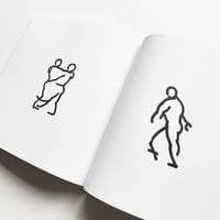 Image 2 of FIGURES by Orlando Weeks with Signed Postcard. Profits to Doctors Without Borders (MSF) UK