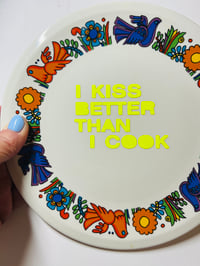 Assiette Acapulco avec un slogan