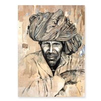 Image 1 of Paper Art Print - "Le Turban"