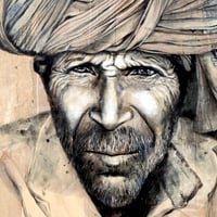 Image 3 of Paper Art Print - "Le Turban"