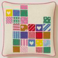 Image 1 of Vintage Patchwork Dog Canvas