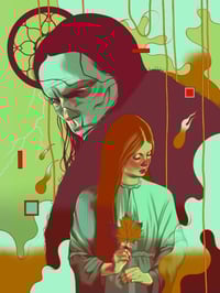 Image 1 of "The Creature and Elizabeth" Print