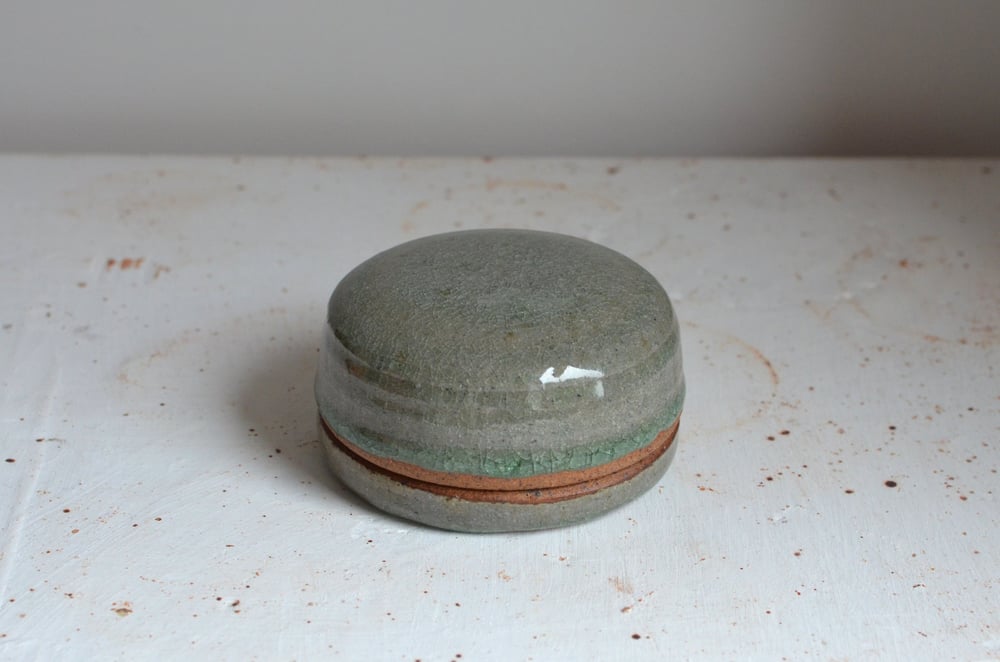 Image of Trinket box, birch ash glaze