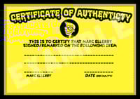 Certificate of Authentication