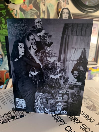 Image of Signed to u CREEPY CHRISTMAS CARD