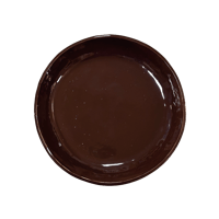 Image 1 of Grande assiette creuse — chocolat