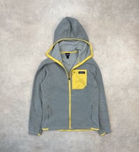 Image 2 of Patagonia R1 Air Fleece Full Zip Hoody Salt Grey Small Mens