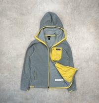 Image 3 of Patagonia R1 Air Fleece Full Zip Hoody Salt Grey Small Mens