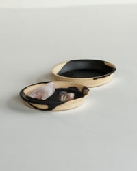 Image 4 of Trinket Dish - Black Wave