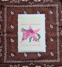 Image 1 of NEVER IN A MILLION QUEERS WILL THERE BE ANOTHER YOU - CARD