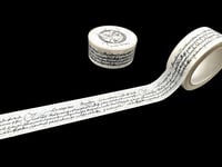 Image 1 of Vintage Text Washi Tape