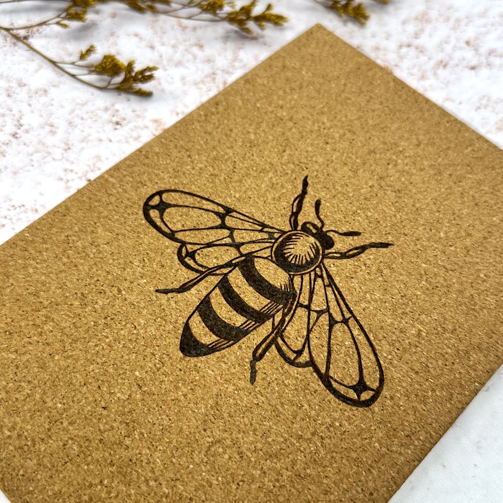 Image of Carnet Ligné en Liège Abeille