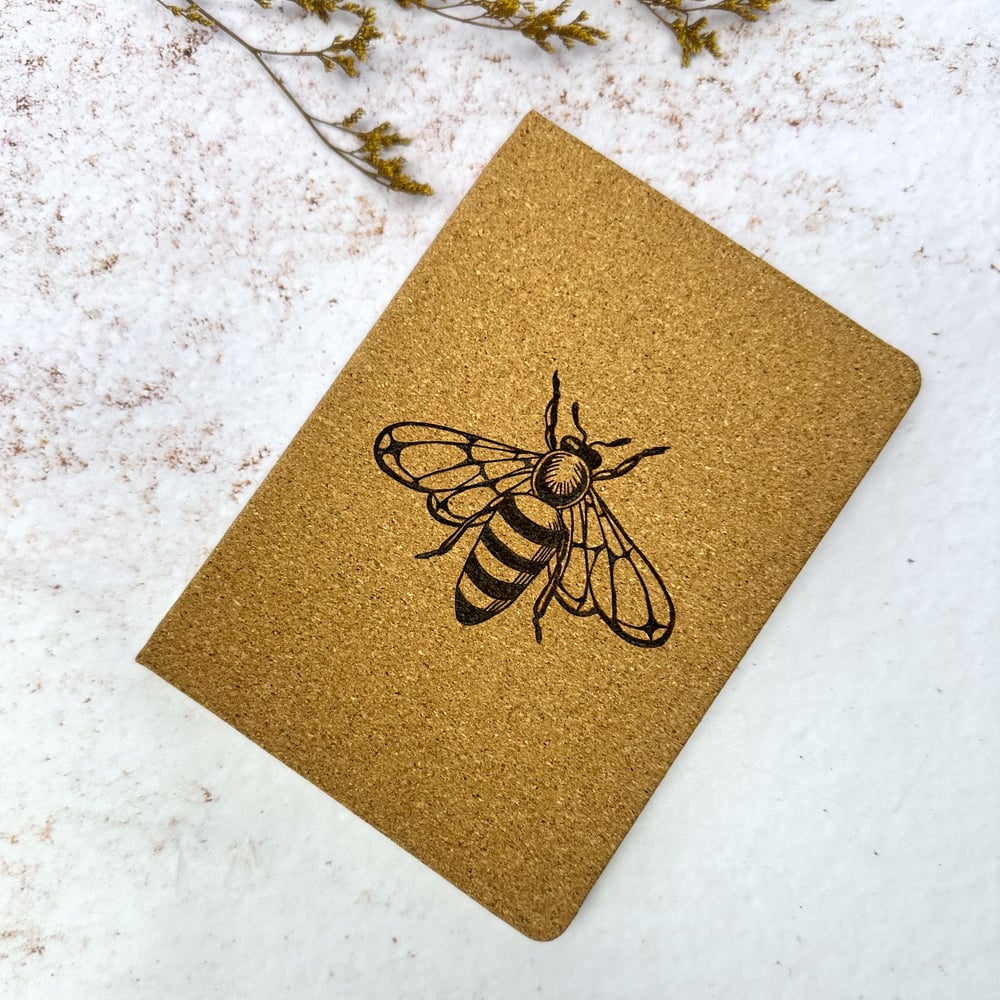 Image of Carnet Ligné en Liège Abeille