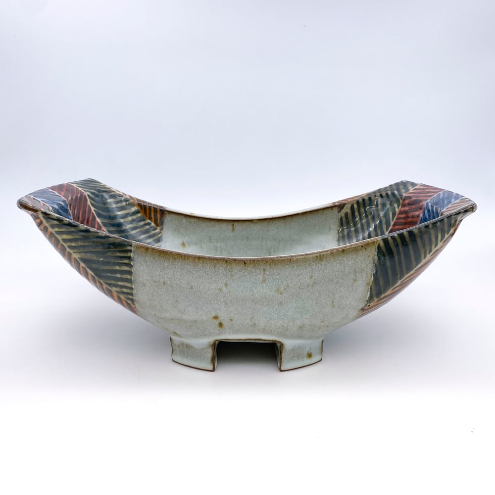 Image of Large Cut Bowl (xo)