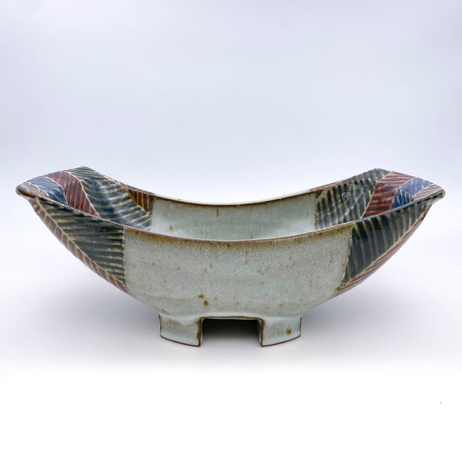 Image of Large Cut Bowl (xo)