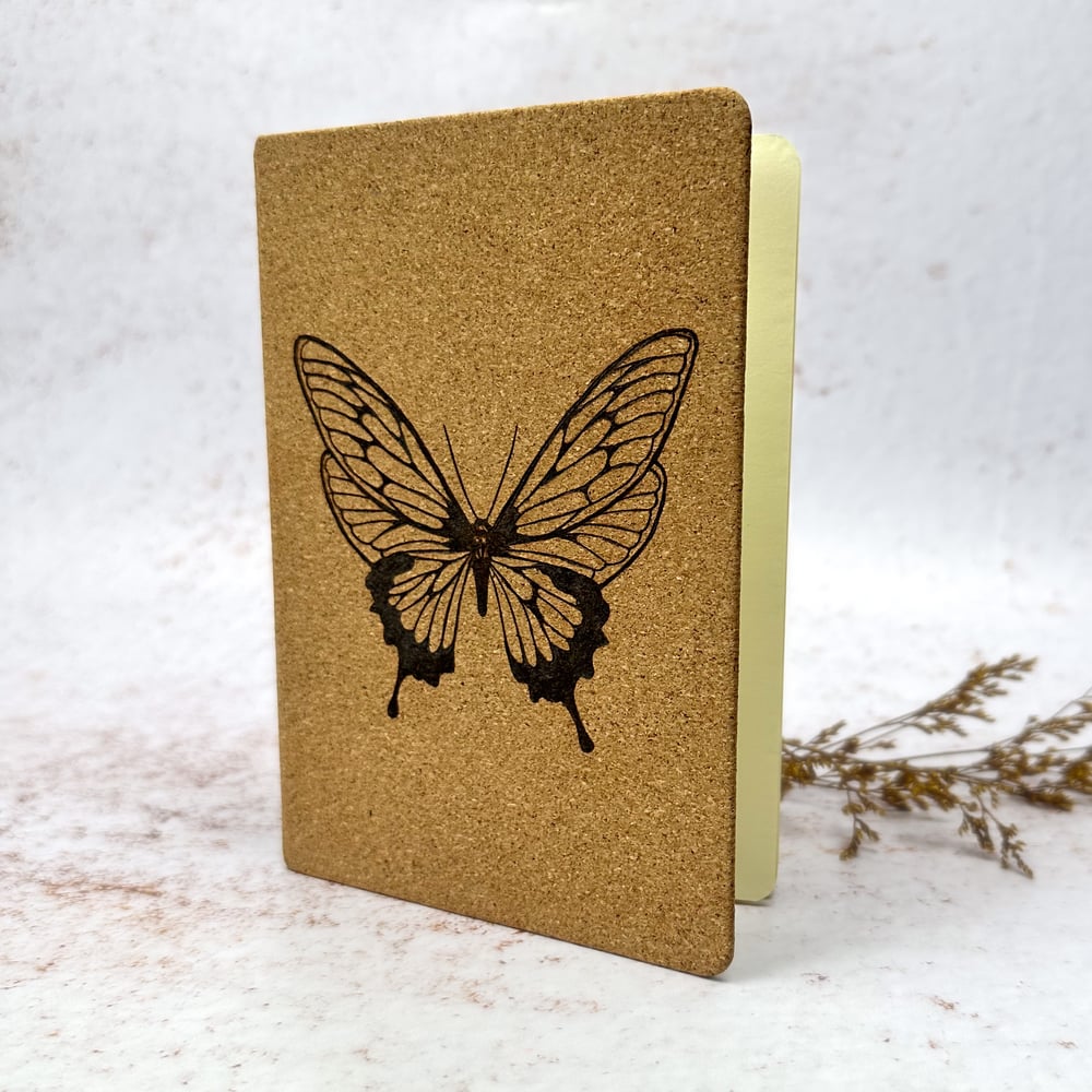 Image of Carnet Ligné en Liège Papillon