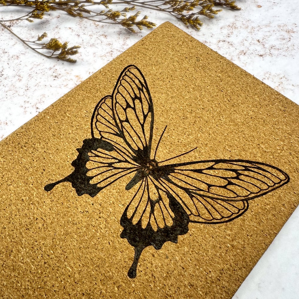 Image of Carnet Ligné en Liège Papillon