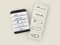 Image 1 of Pre-Inked Mini Vintage Travel Stamps