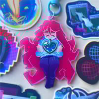 Image 1 of Heart of the Mountain Frosted Charm