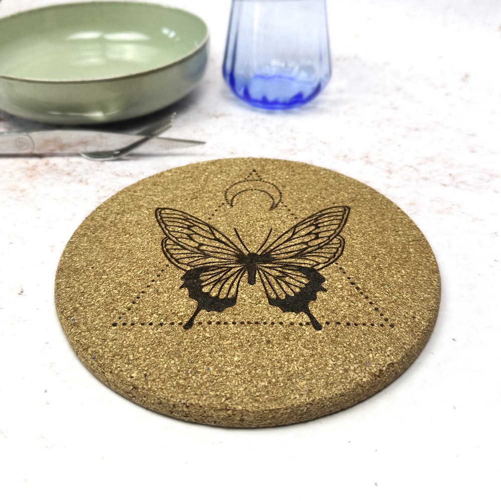 Image of Dessous de plat Papillon Lune