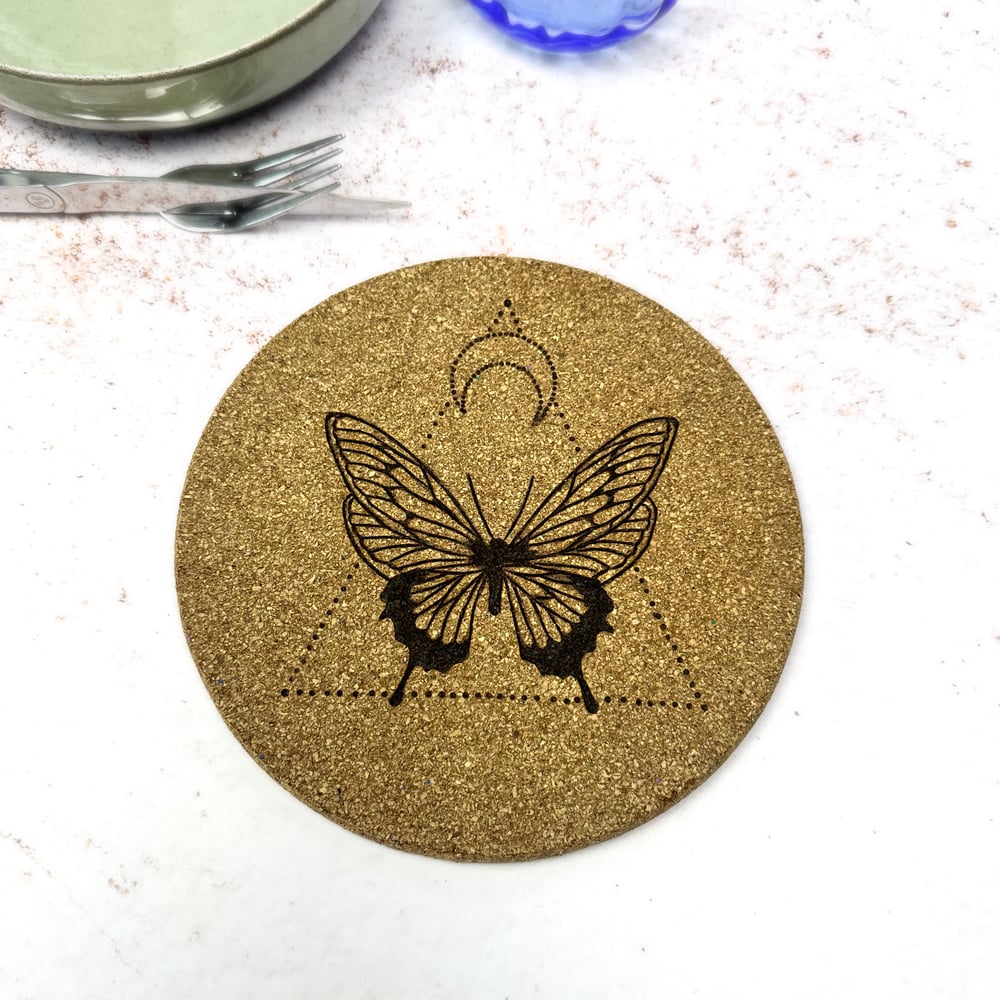 Image of Dessous de plat Papillon Lune