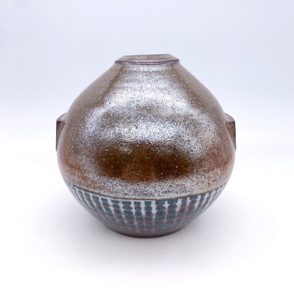 Image of Vase (shino+copper)