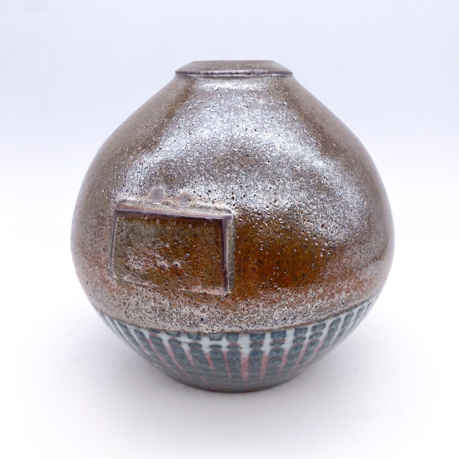Image of Vase (shino+copper)