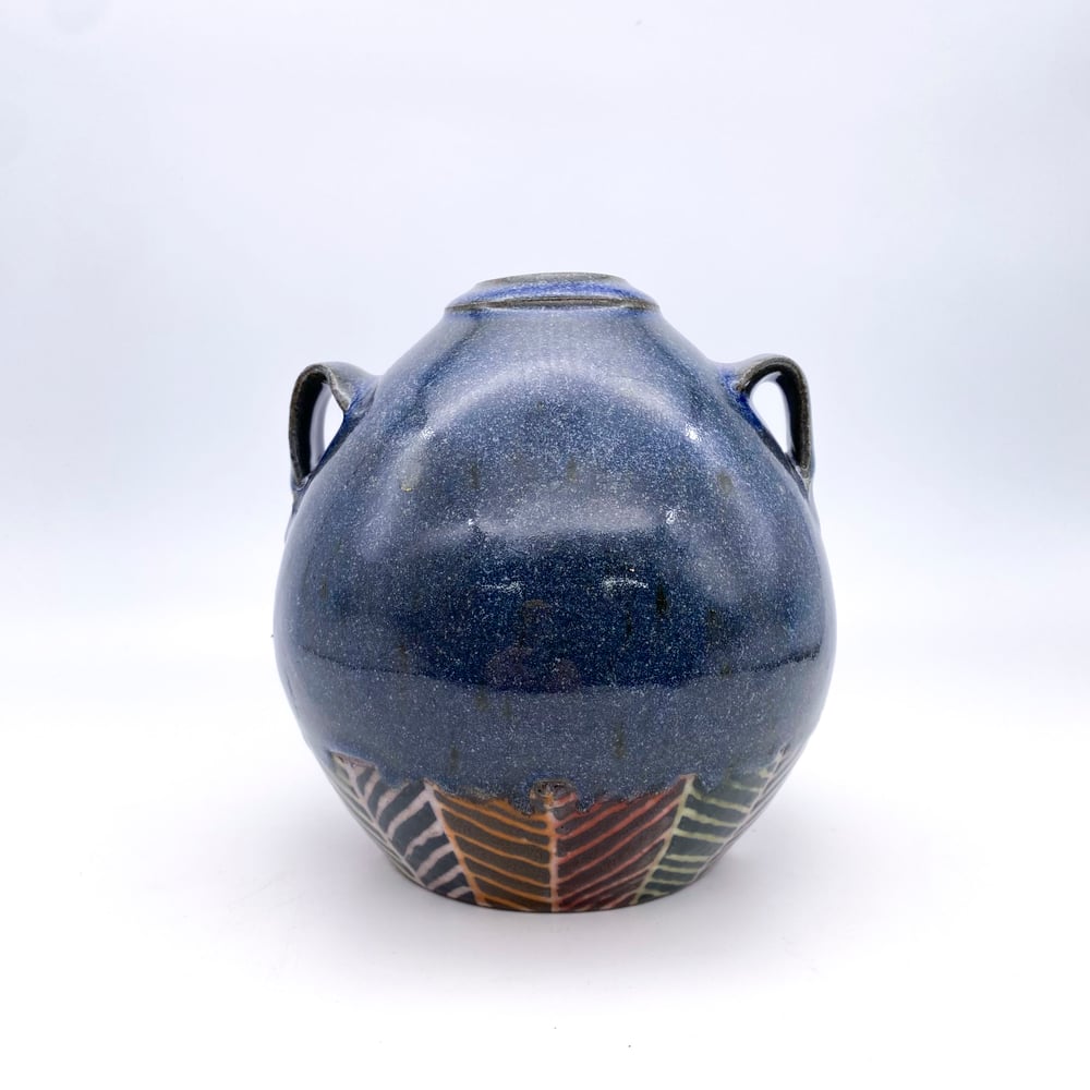 Image of Vase (blue+color)
