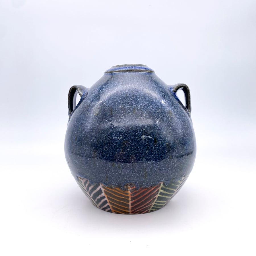 Image of Vase (blue+color)