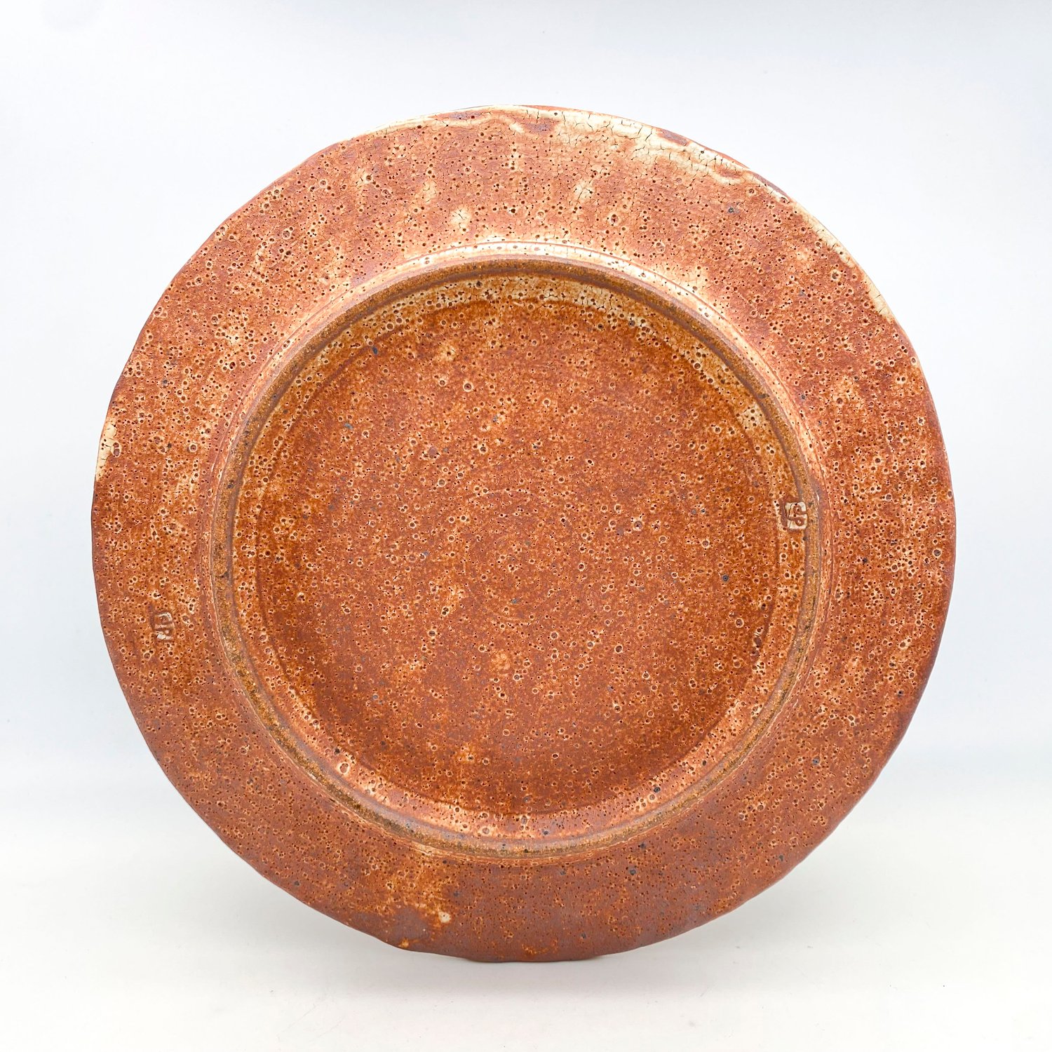 Image of Plate (rust+circle)