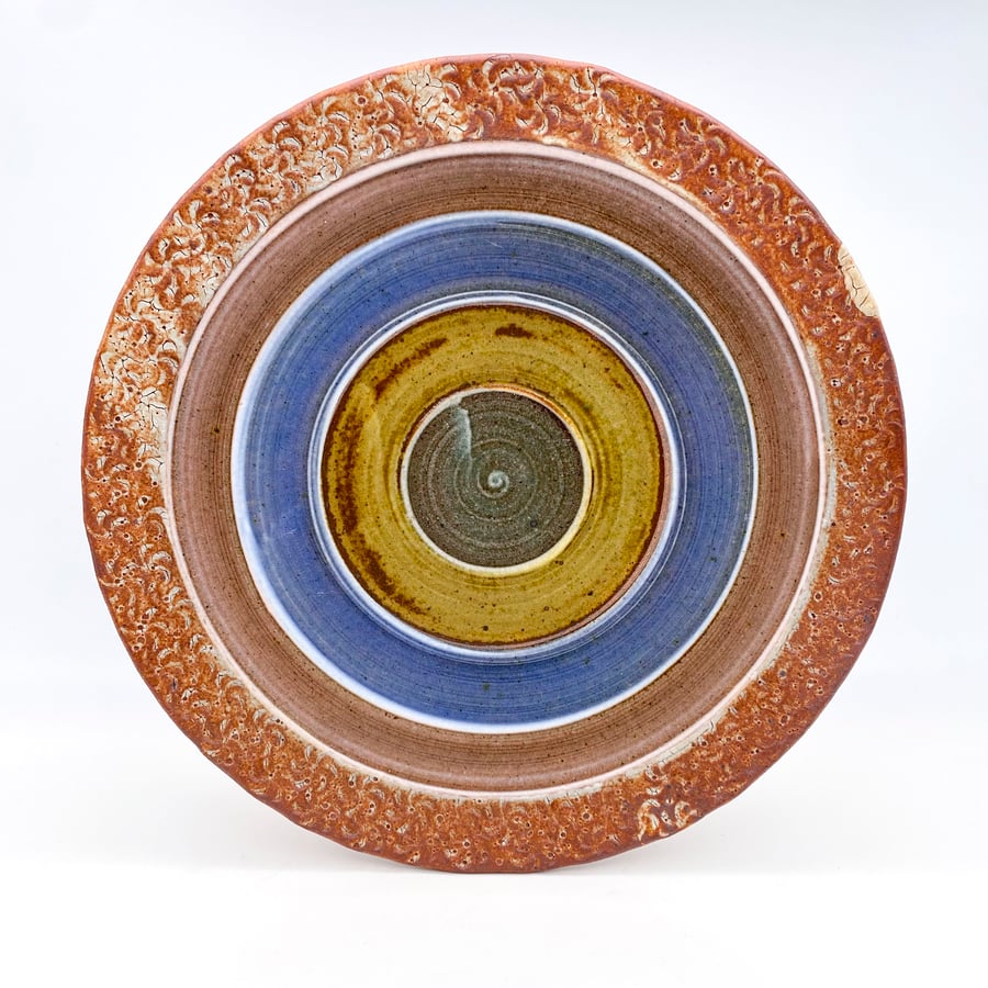 Image of Plate (rust+circle)