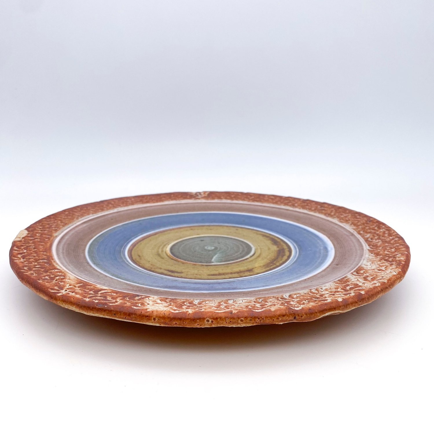 Image of Plate (rust+circle)