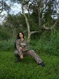 Image 2 of Dark Woodland Camo Fleece Sweat Suit