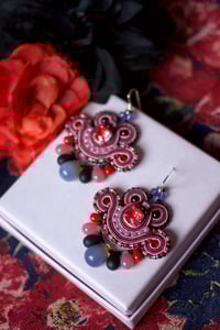 Image 4 of Mini Earrings - Winter berries  - Fermoirs Argent 925 
