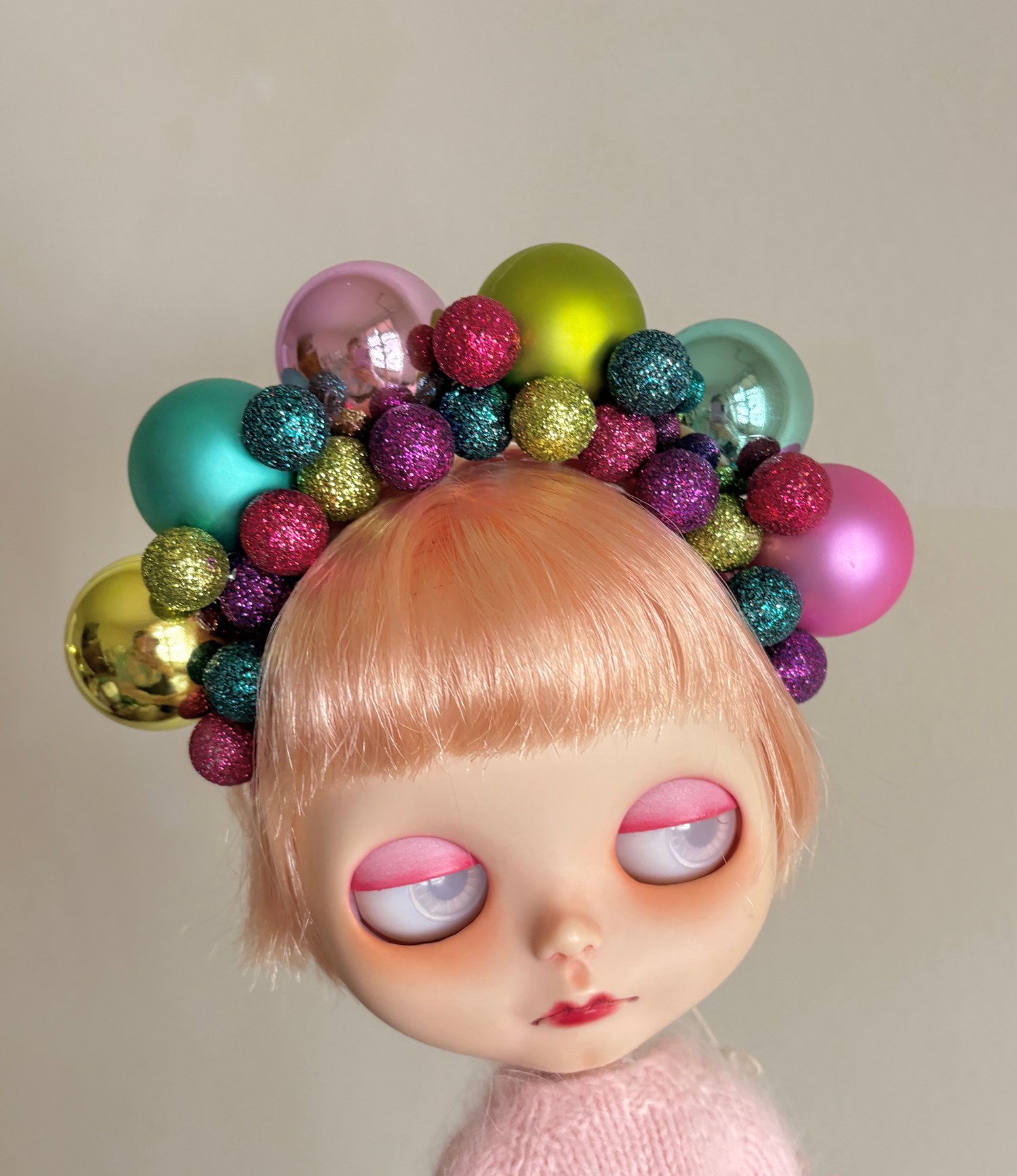 Image of Festive Ornaments Headband for Blythe Dolls