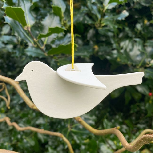 Porcelain Hanging Birds