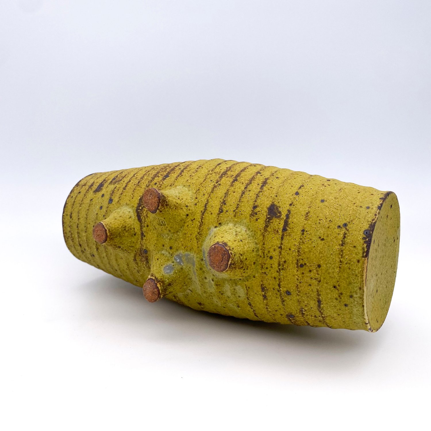 Image of Horizontal Vase (mustard)