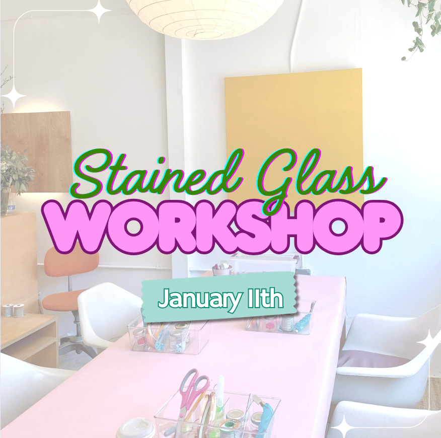 Image of ✨January 11th✨ Stained Glass Class