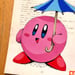 Image of Kirby with Umbrella / unframed original painting