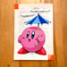 Image of Kirby with Umbrella / unframed original painting