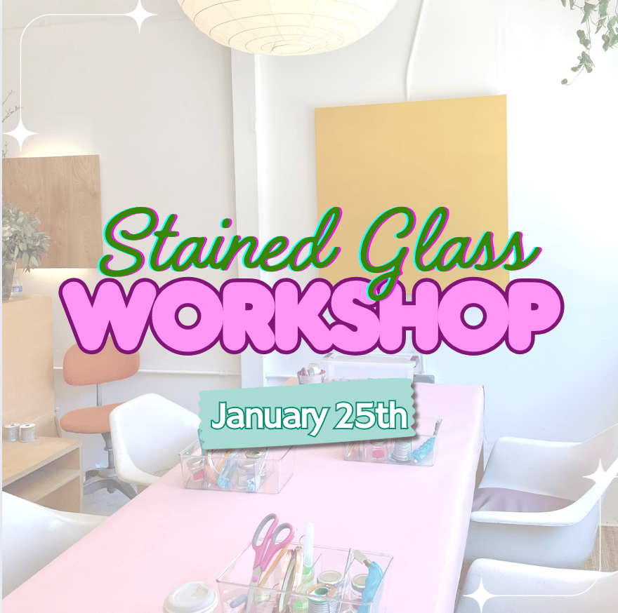Image of ✨January 25th✨ Stained Glass Class