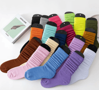 Image 1 of All 18 Colors Cozy Warm Slouch Socks