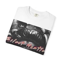 Image 3 of Silent Hustle Graphic T-Shirt — Retro Lip Art Streetwear Tee