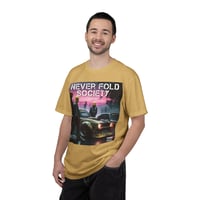 Image 5 of Never Fold Society Graphic T-Shirt — Retro Night Racing Streetwear