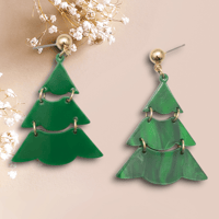 Christmas Tree Earrings